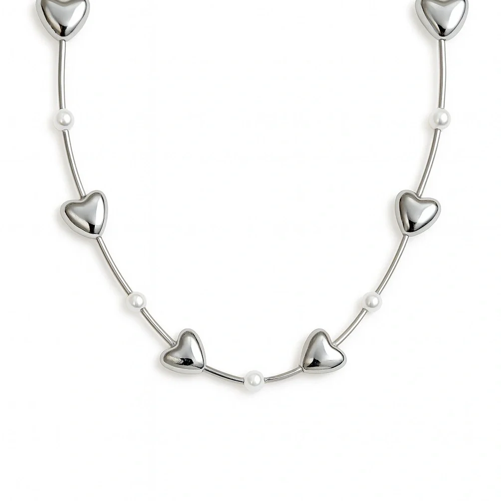 ⚜️ Silver Heart Necklace